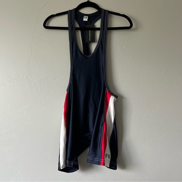 N2N Bodywear Other - N2N Bodywear Blue Red White Wrestling Singlet One Piece Large NWT